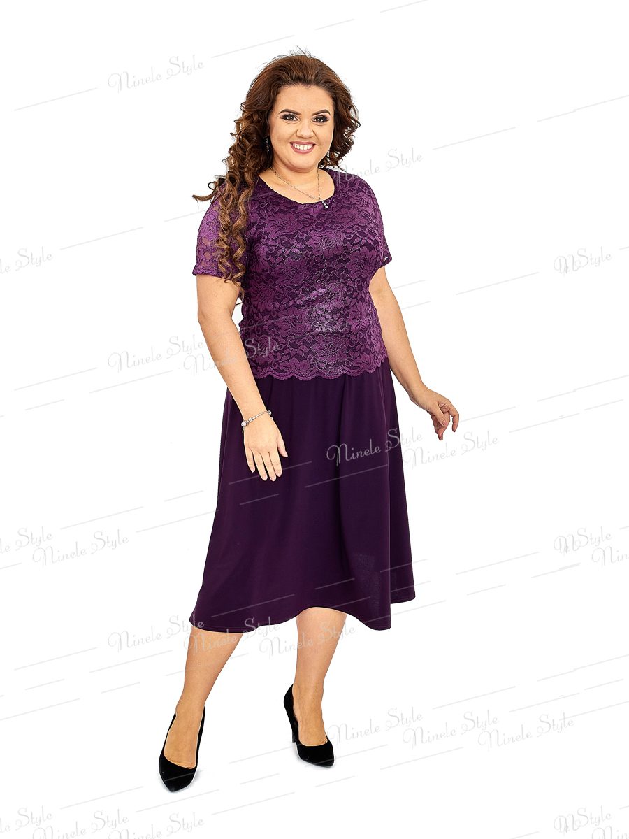 Платье женское Ninele Style цвета баклажан 420